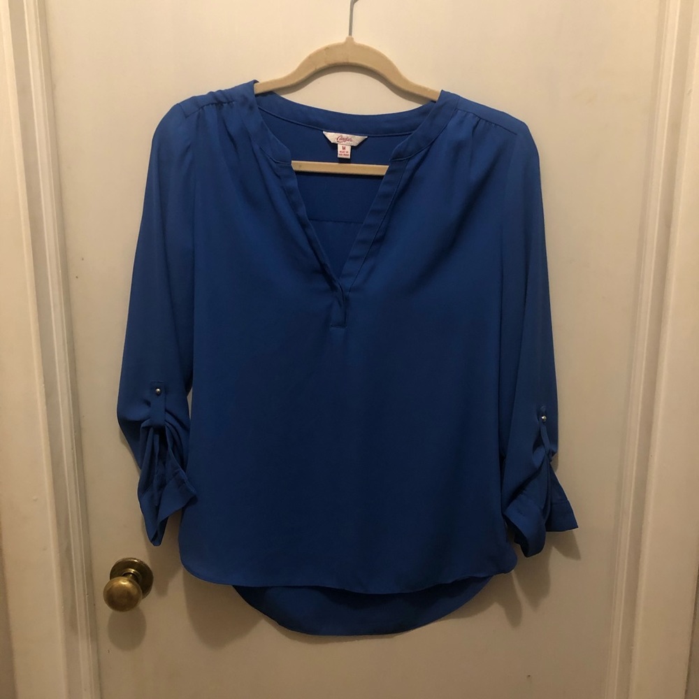 CANDIES Roll Sleeve Blouse